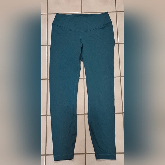 lululemon athletica Pants - Lululemon Wunder Under Nulux High-Rise Tight 25" – Deep Teal (8)